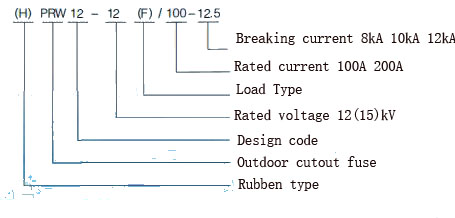 PRW12 TYPE CUTOUT FUSE