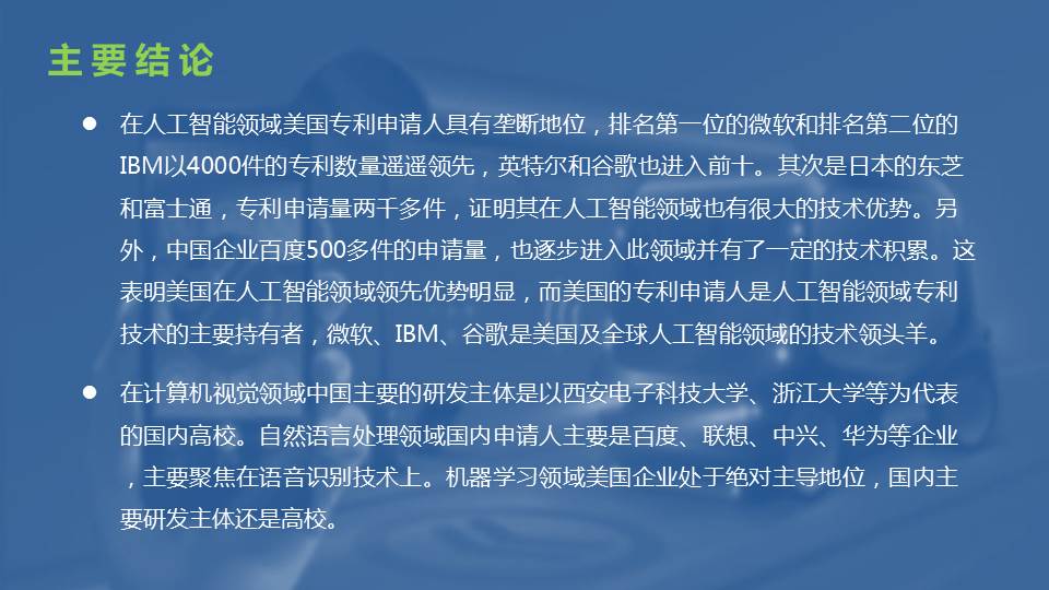 人工智能专利态势报告