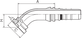 45°SAE 法兰 9000 PSI 87943