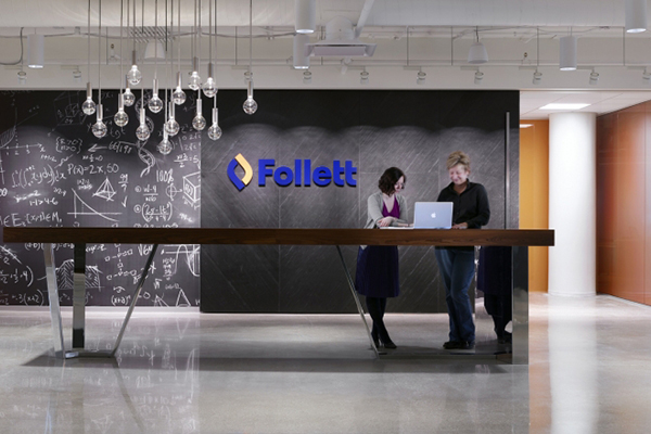 Follett科技公司伊利诺斯时尚办公空间设计项目