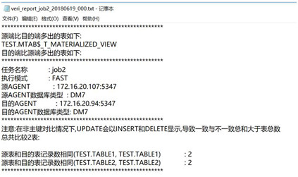 【干货分享】如何使用veri工具进行DM7之间的数据对比 【干货分享】如何使用veri工具进行DM7之间的数据对比