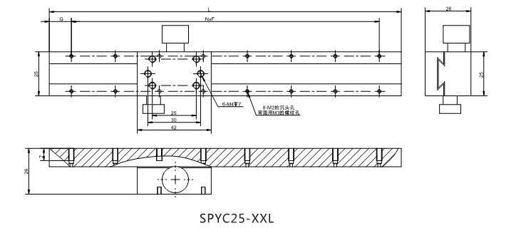  SPYC齒輪手動平移臺