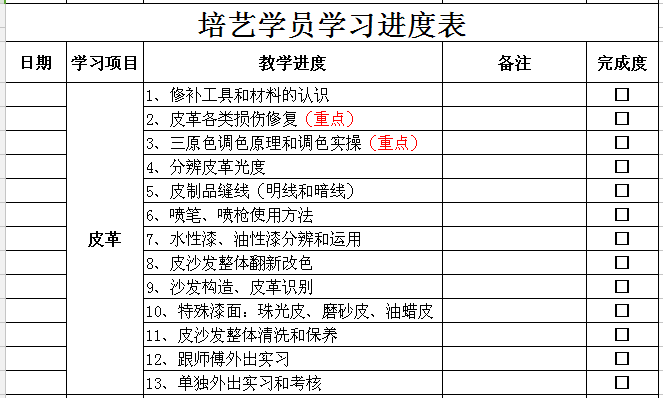 皮革维修班 皮革维修班