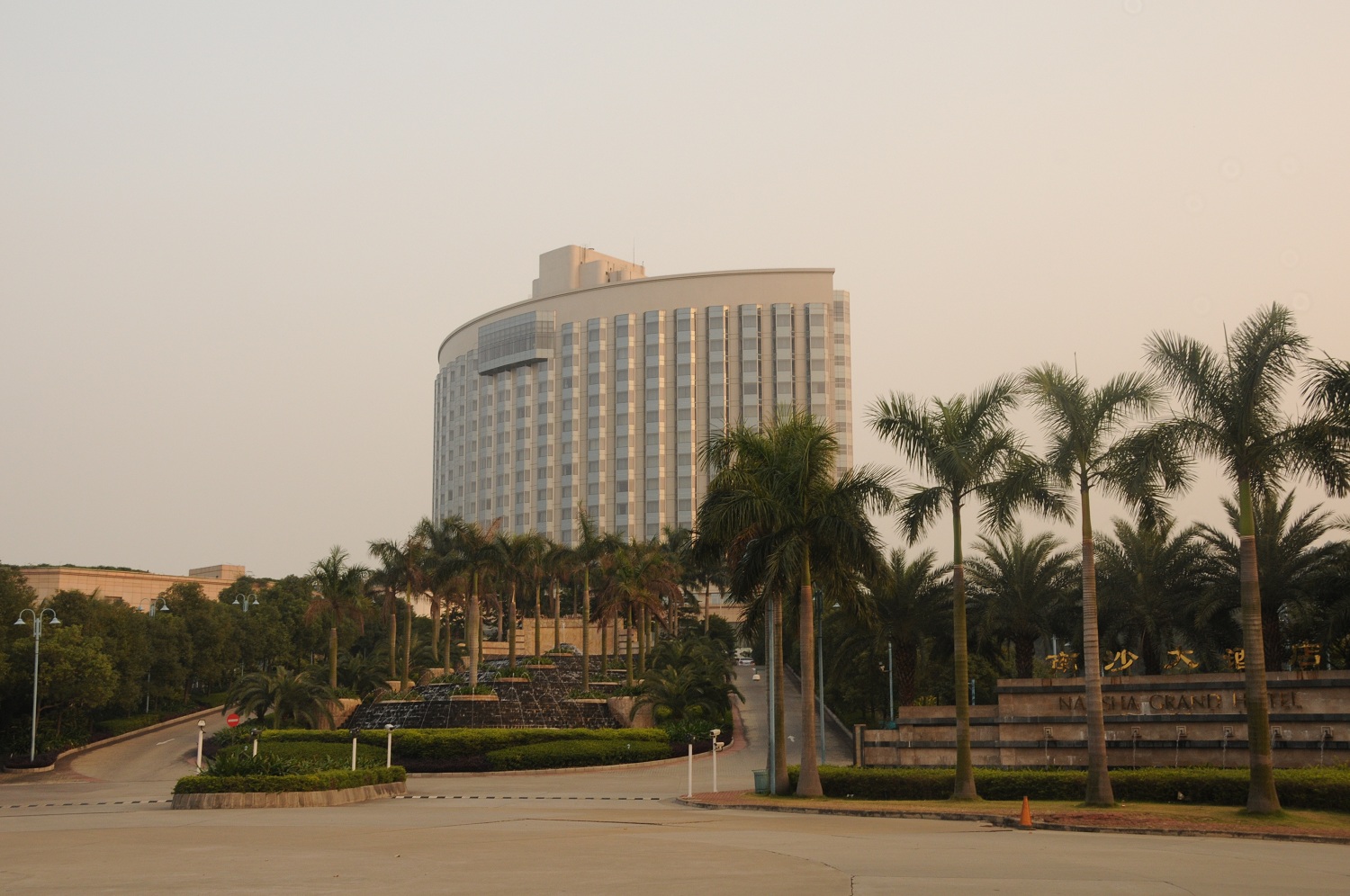 广州第二家万豪酒店现已正式开业，这景观广州唯一_金茂_南沙_实景图