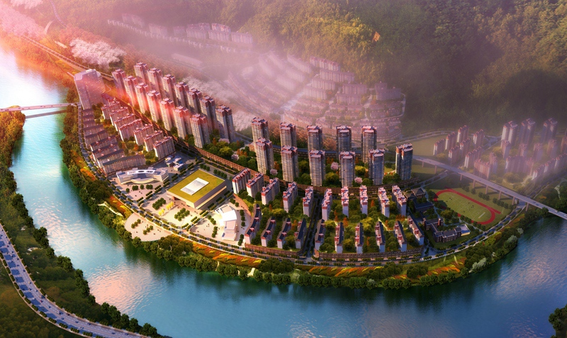 中国怒江悬崖小镇项目一期工程开工 中国怒江悬崖小镇项目一期工程开工