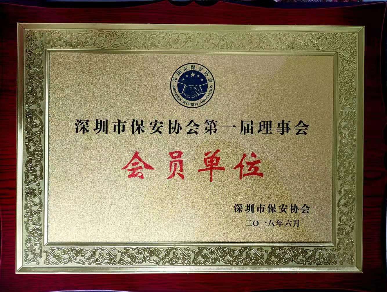深圳市保安协会第一届理事会会员单位