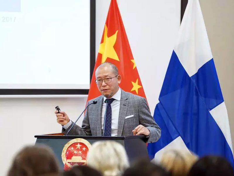 芬兰中资企业协会成立揭牌仪式在赫尔辛基举行 芬兰中资企业协会成立揭牌仪式在赫尔辛基举行