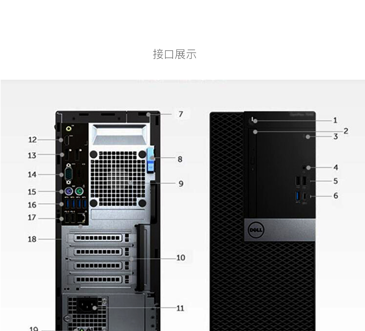 戴尔7050 商务办公电脑