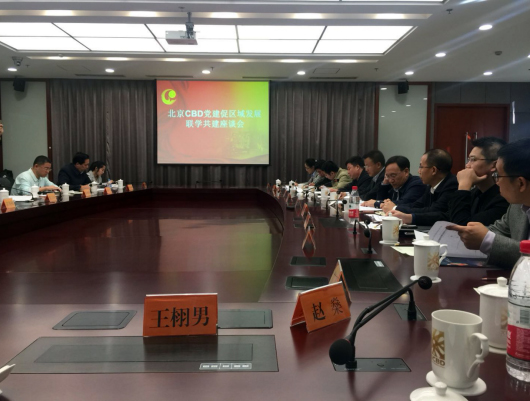 中国联合国采购促进会参加北京CBD党建促区域发展主题联学座谈会并发言