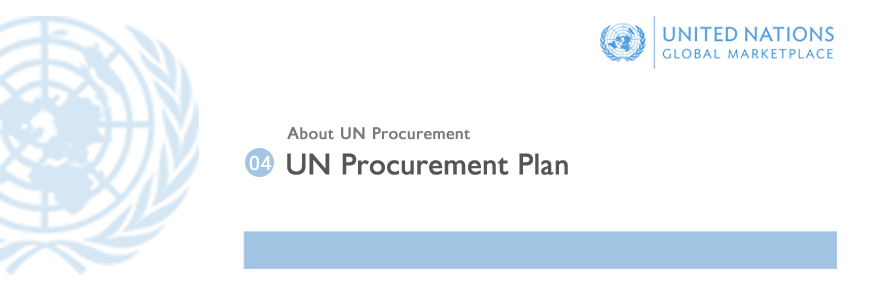 UN Procurement Plan 