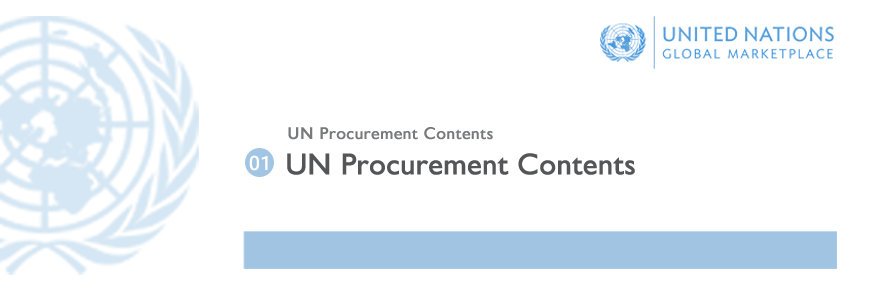 UN Procurement Content