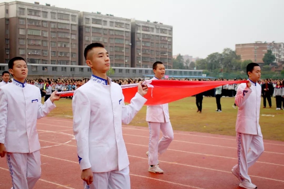 展辉学校第十三届中学生运动会开幕！场面震撼