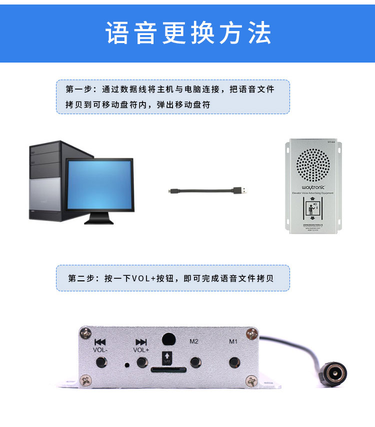  WT-50800G elevator voice station annunciator, elevator voice advertising machine