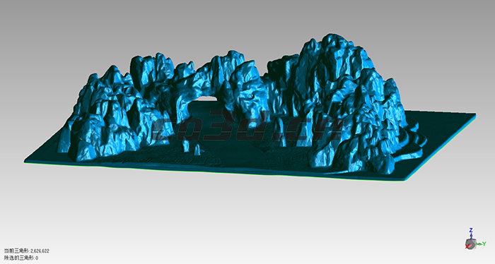 假山模型三维测量案例