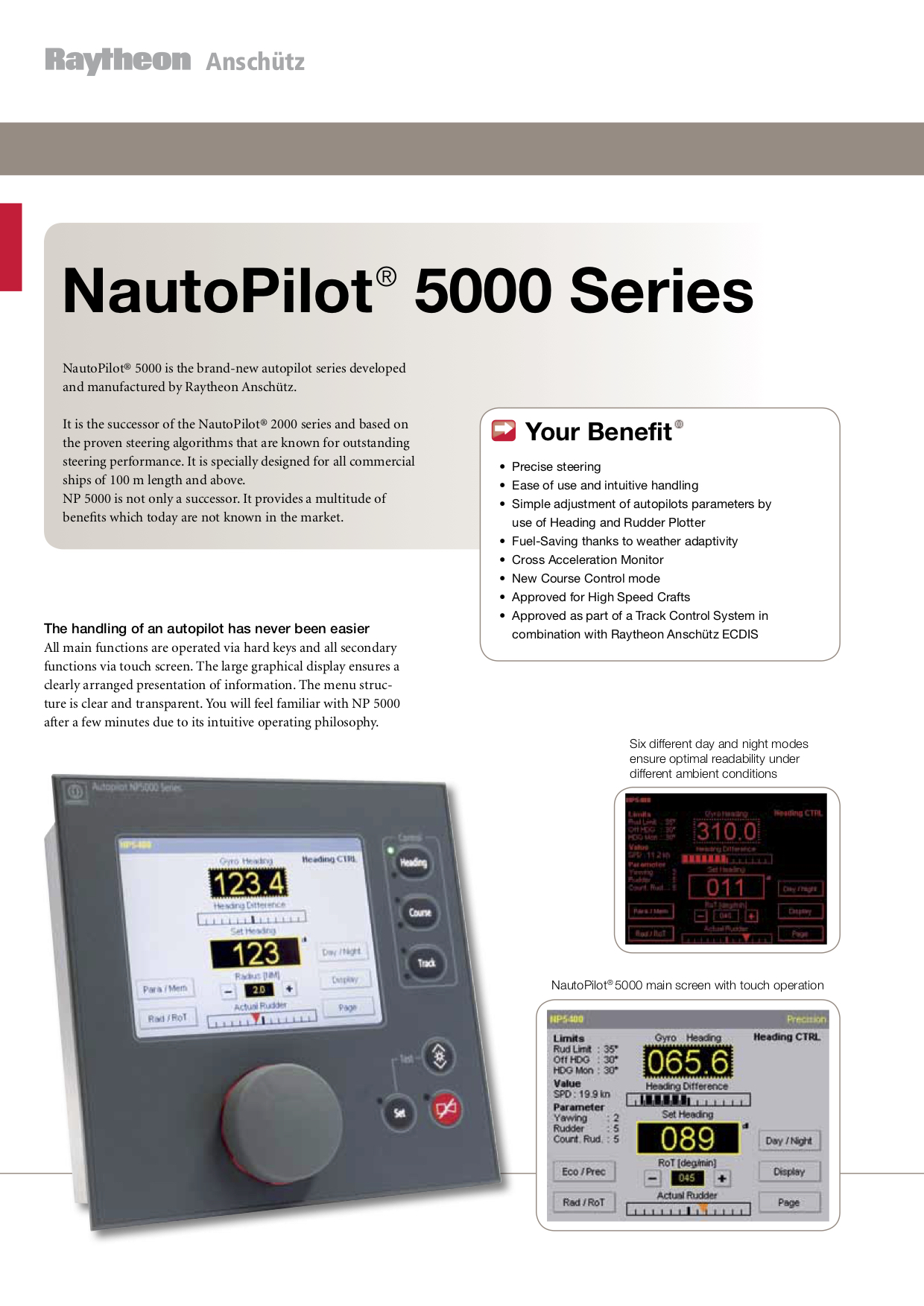 Raytheon Heading Control System NautoPilot 5000 Series