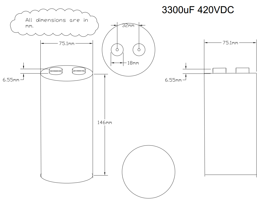 3300uf 420v capacitor