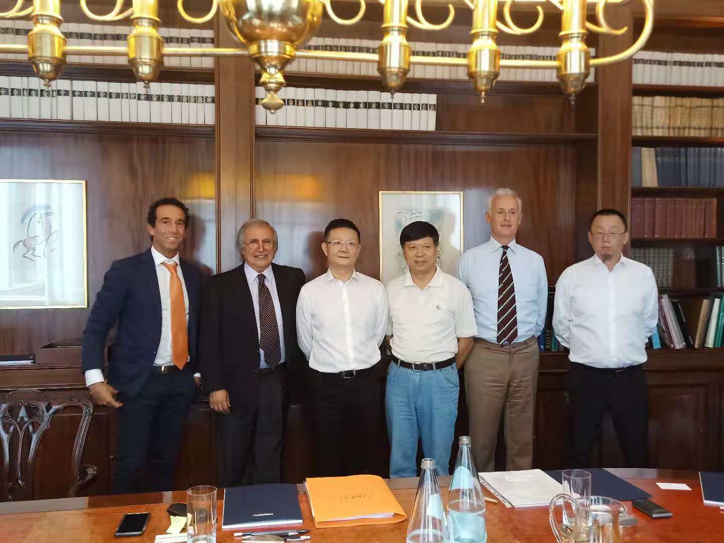 Dean Lei Li Visited Italy Company NUOVA CONNAVY