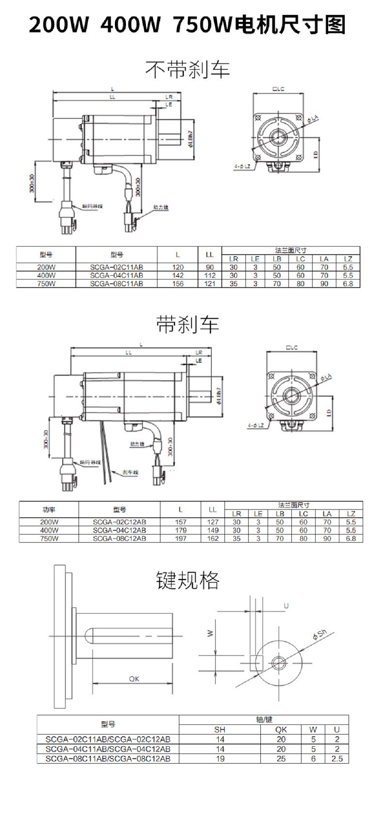 拓达伺服电机SVGA系列