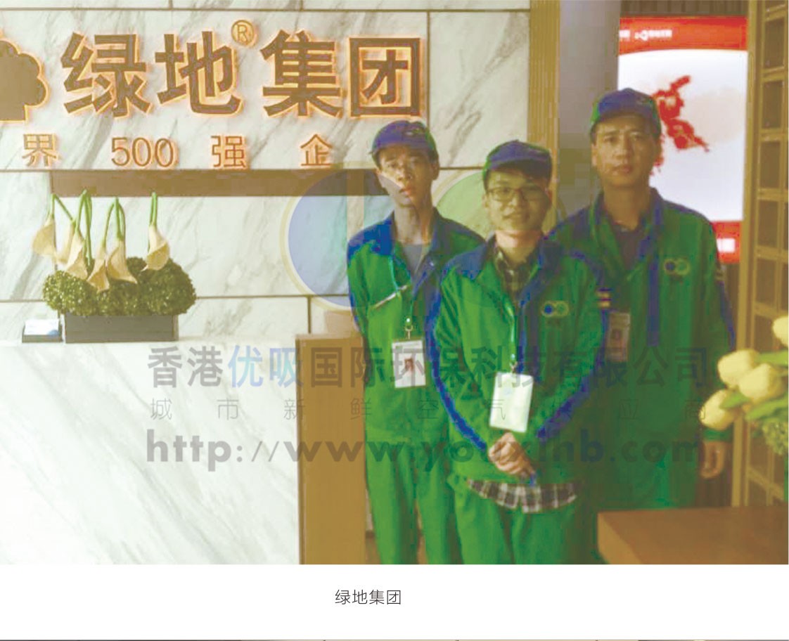 綠地集團營銷中心空氣凈化空氣治理
