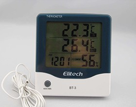 Electronic room temperature meter