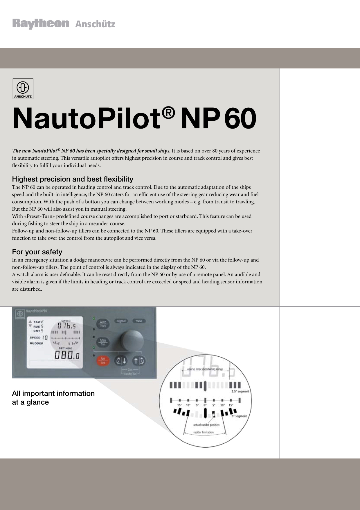 Raytheon NautoPilot NP60