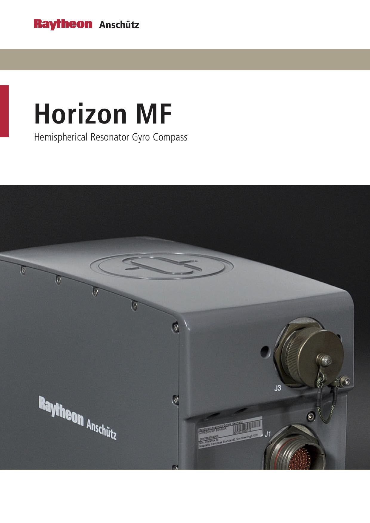 Raytheon Hemispherical Resonator Gyro Compass Horizon MF
