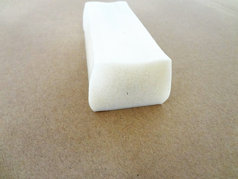 Silicone rubber sponge extrusions