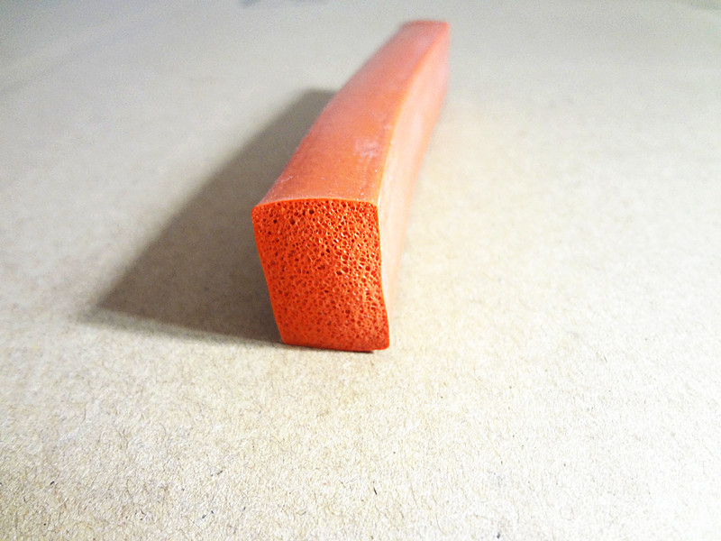 Silicone rubber sponge extrusions