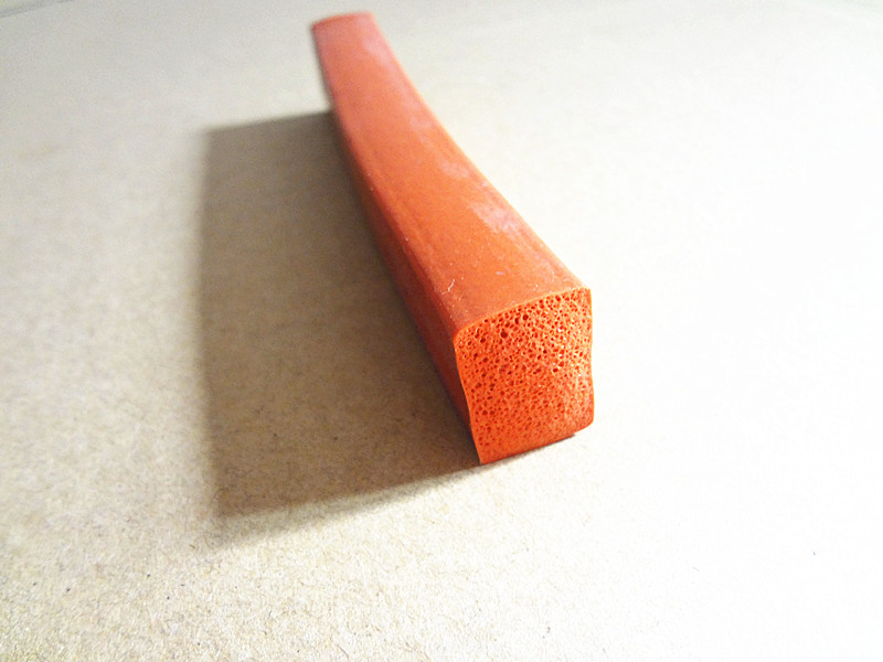 Silicone sponge rubber seals