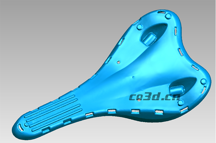 High-end brand bicycle saddle three-dimensional scanning