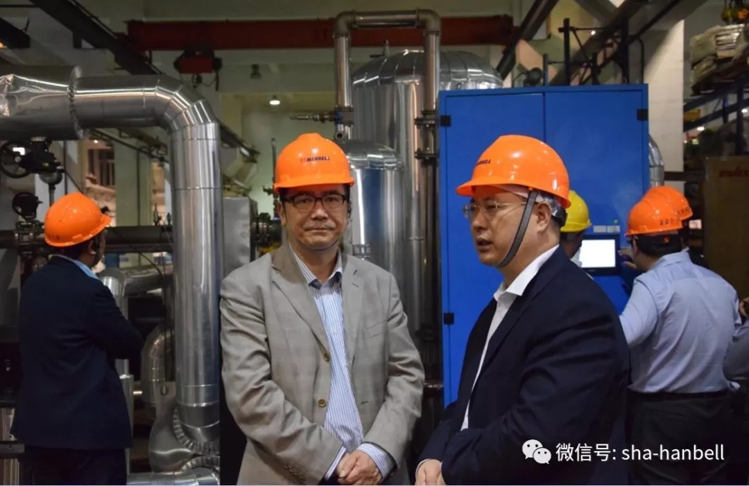 国家重点研发计划“低品位余能回收技术及热泵装备研发与示范”项目组专家莅临汉钟精机