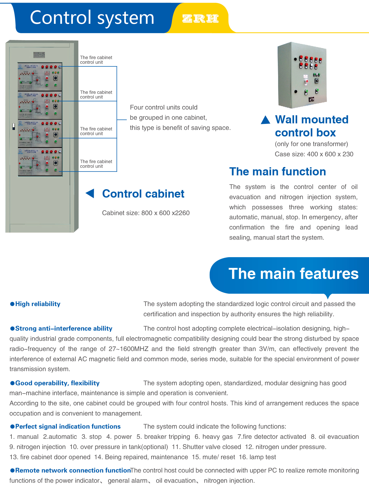 Oil Evacuation and Nitrogen Injection Extinguishing Equipment for Oil-immersed Transformer