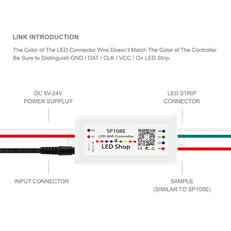 Brief introduction of magic lamp sp108e controller Brief introduction of magic lamp sp108e controller