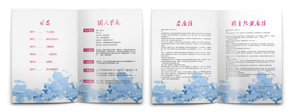 小升初简历模板 小升初简历模板