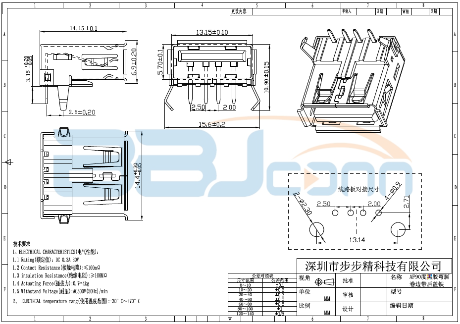 【AF90度弯脚黑胶卷边带后盖铁】生产厂家|定制厂商|批发采购价格-深圳市步步精科技有限公司