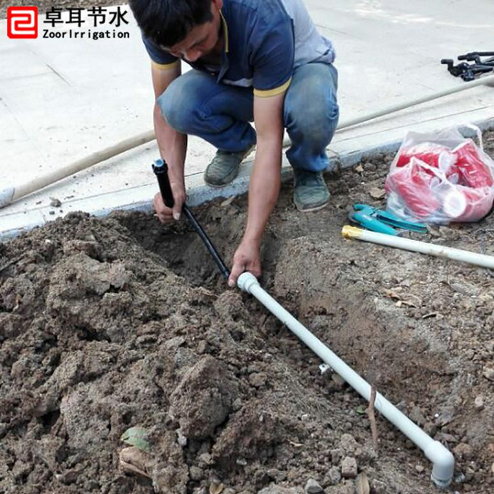湖北省委大院園林自動噴灌 湖北省委大院園林自動噴灌