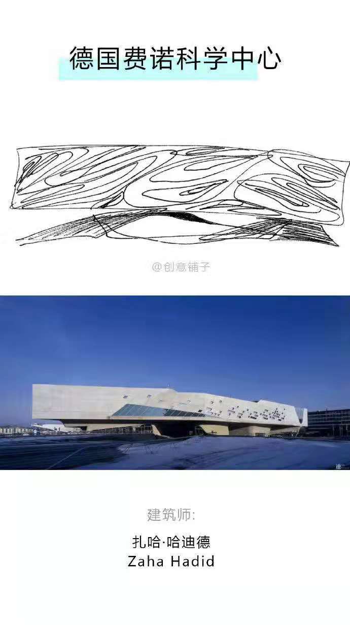 世界建筑大师手绘草图设计概念作品 