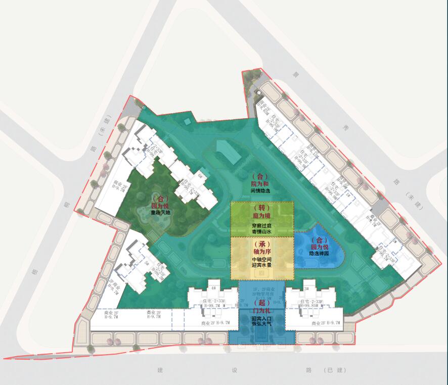 中伟地产-邵东中伟公馆地产景观设计回顾 中伟地产-邵东中伟公馆地产景观设计回顾