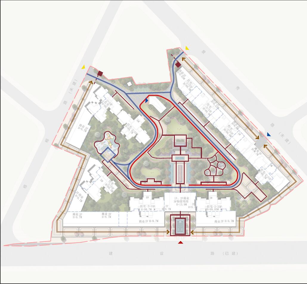 中伟地产-邵东中伟公馆地产景观设计回顾 中伟地产-邵东中伟公馆地产景观设计回顾