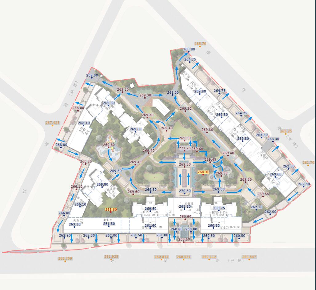 中伟地产-邵东中伟公馆地产景观设计回顾 中伟地产-邵东中伟公馆地产景观设计回顾