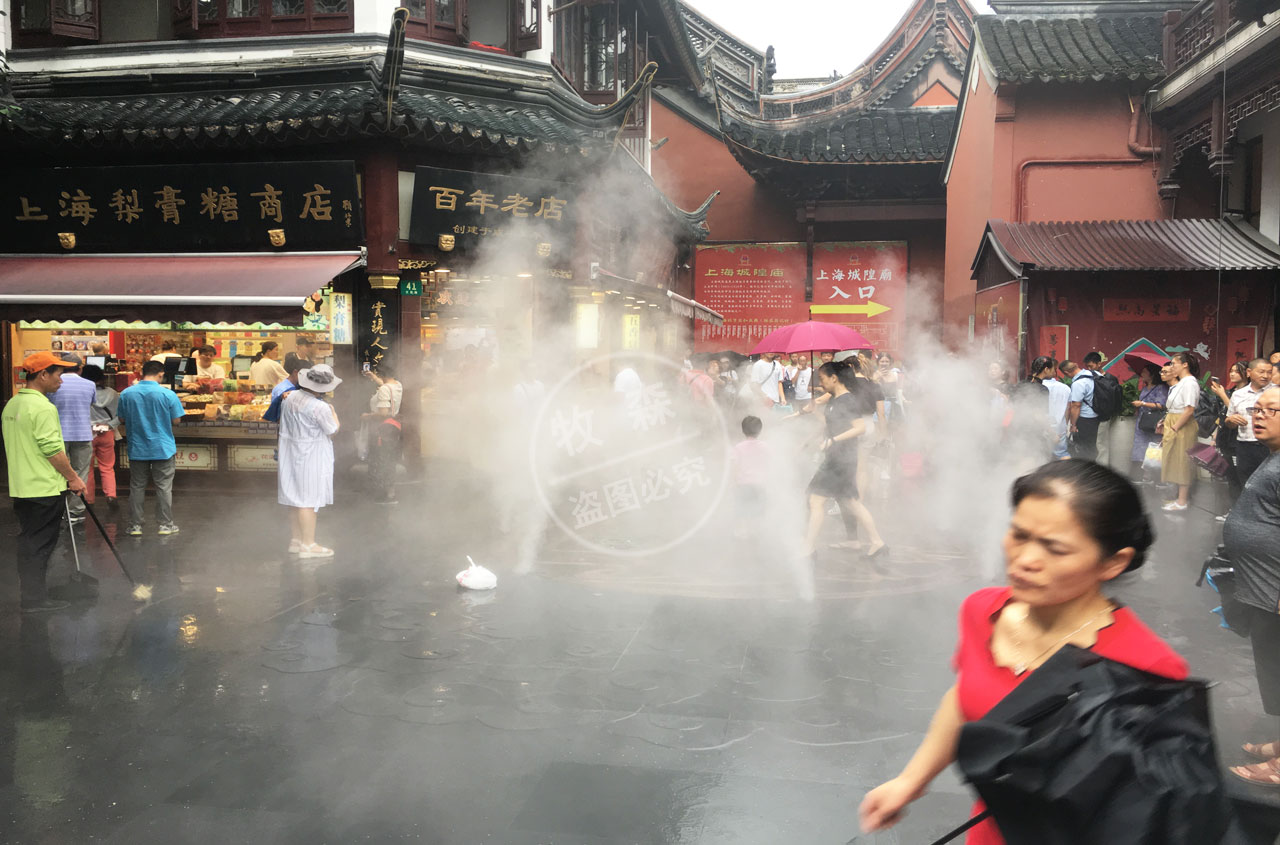 上海城隍庙户外降温工程