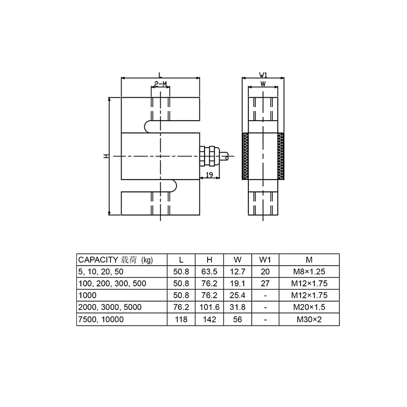 STC-S型拉压两用测力传感器 （型号：STC）