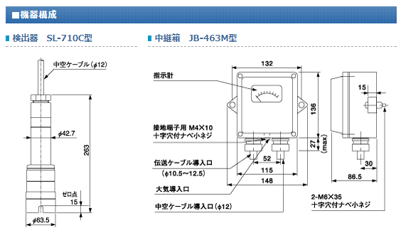 JFEアドバンテック压力式水位计海水用SL-710C