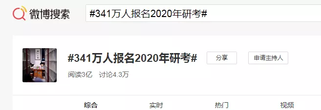 341萬人！考研報(bào)名人數(shù)比去年猛增51萬