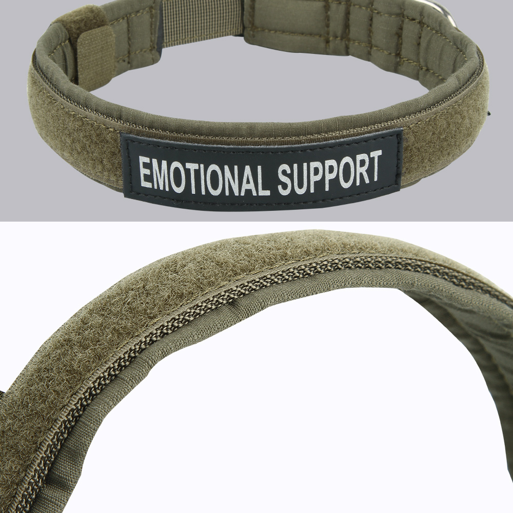 Tactical Dog Collar Military Training Nylon Adjustable Dog Collar for Large Medium Small Dog Tactical Dog Collar Military Training Nylon Adjustable Dog Collar for Large Medium Small Dog