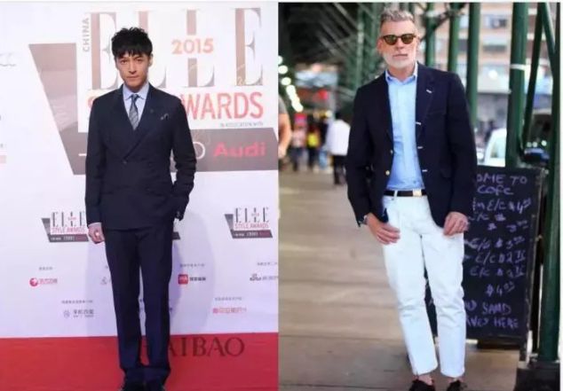 中国明星不会穿西服? 中国明星不会穿西服?