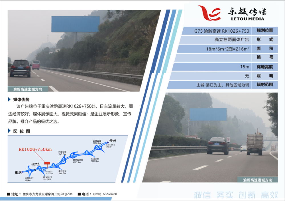 G75 渝黔高速路广告 G75 渝黔高速路广告