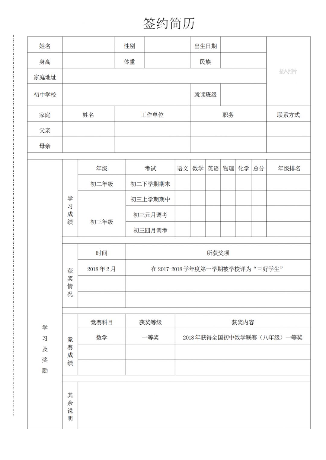 签约最重要的条件是什么?(附:签约简历模板) 签约最重要的条件是什么?(附:签约简历模板)