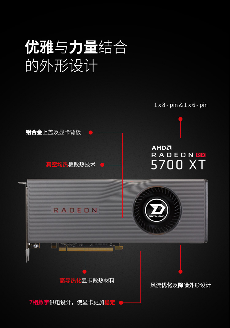 迪蘭 RX 5700 XT 8G