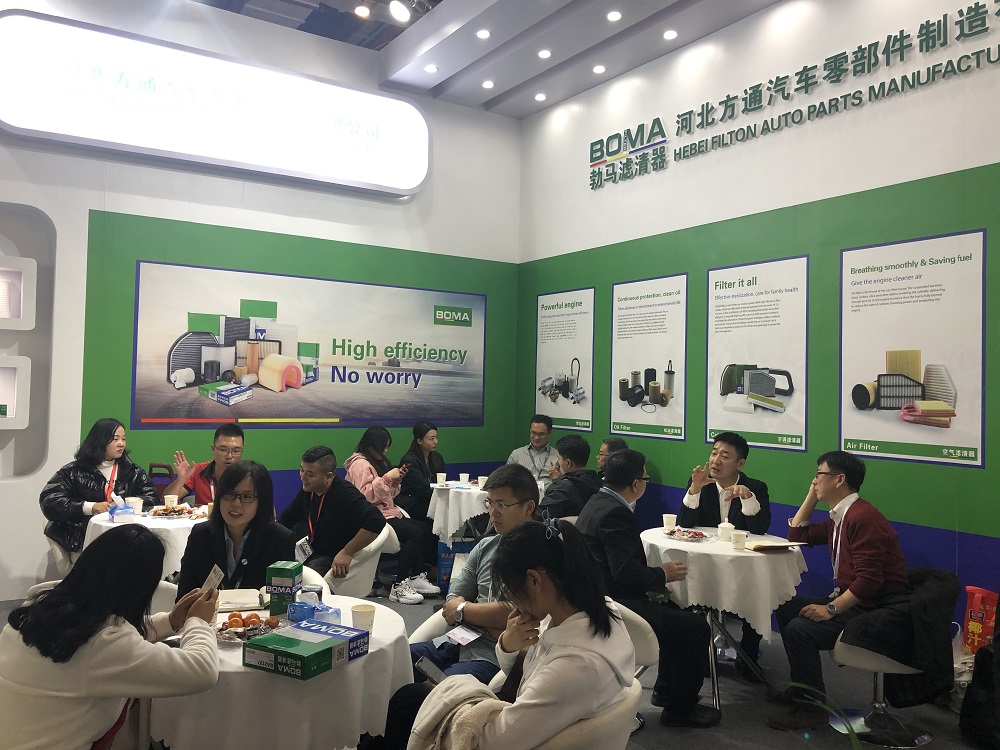 2019 Frankfurt Auto Parts Exhibition Boma filter mighty reappearance